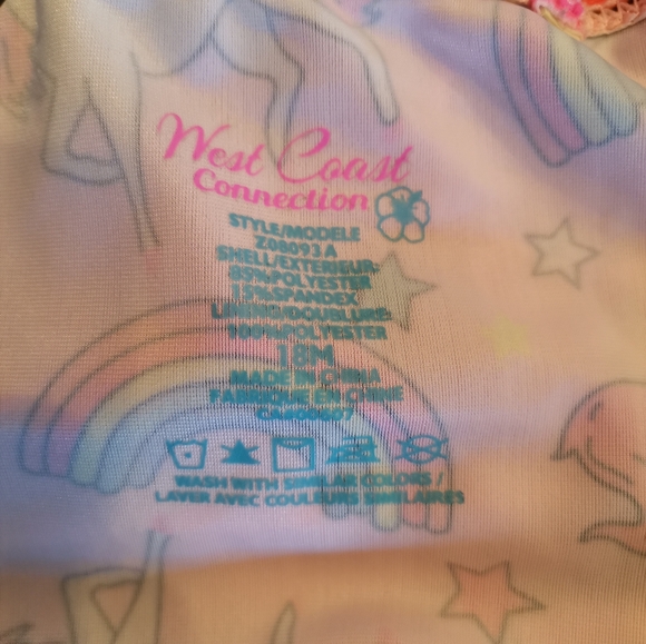 West coast connection swimsuit size 18M - Picture 3 of 3
